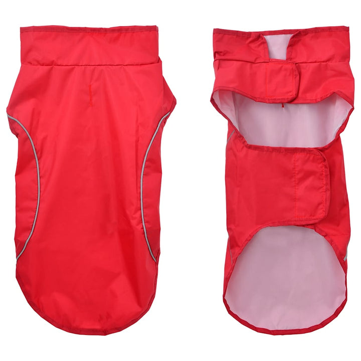 Dog Raincoat With Reflective Trip Polyeter