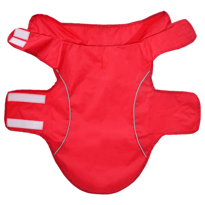 Dog Raincoat With Reflective Trip Polyeter