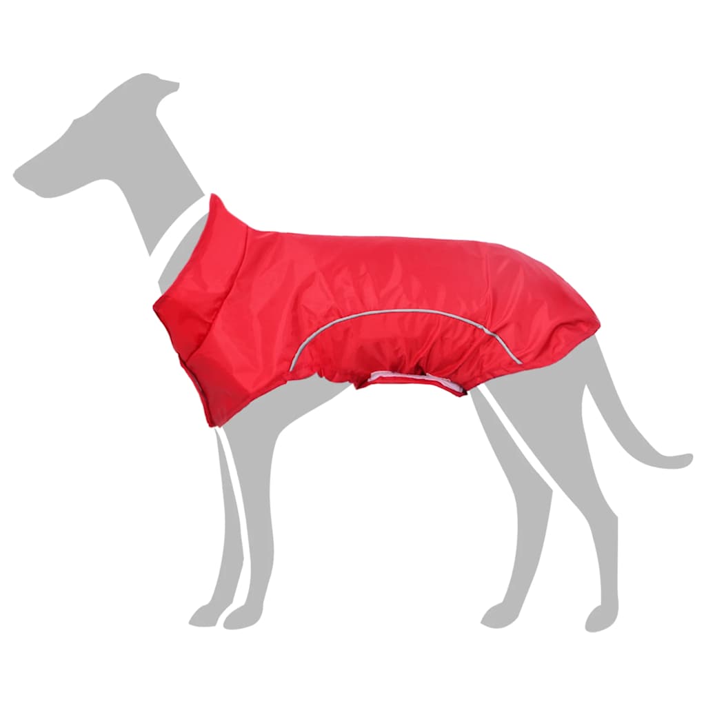 Dog Raincoat With Reflective Trip Polyeter