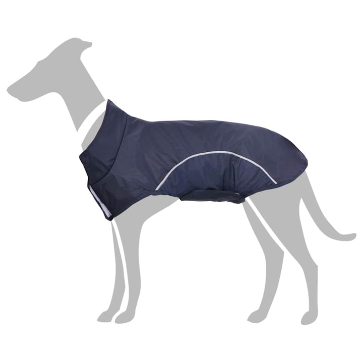 Dog Raincoat With Reflective Trip Polyeter
