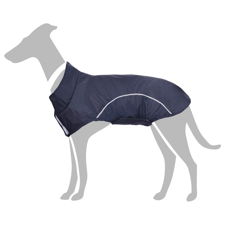 Dog Raincoat With Reflective Trip Polyeter