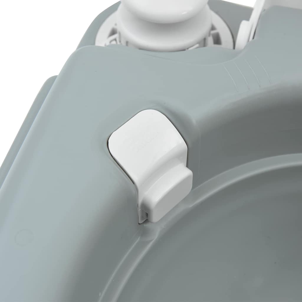 Camping Toilet Grey 41.5 X 36.5 X 42 Cm Plastic