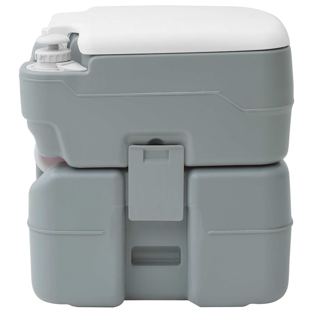 Camping Toilet Grey 41.5 X 36.5 X 42 Cm Plastic