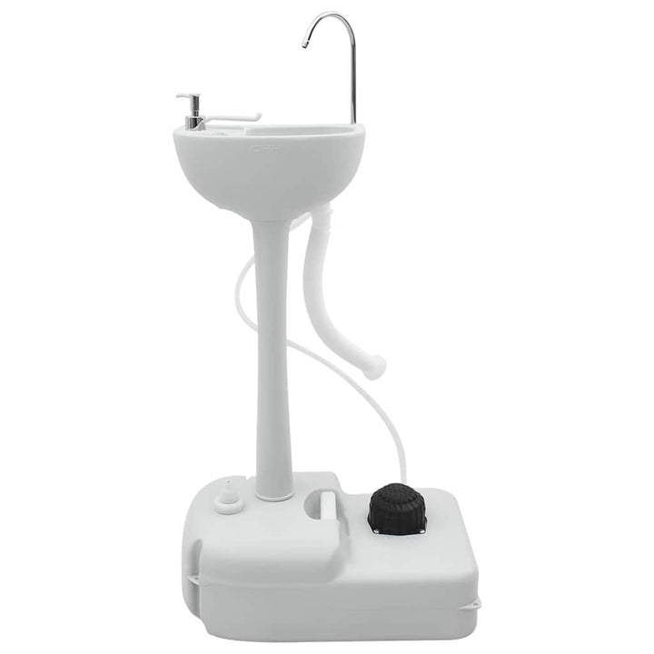 Camping Handwash Stand Grey 50.5 X 33 X 103 Cm Plastic