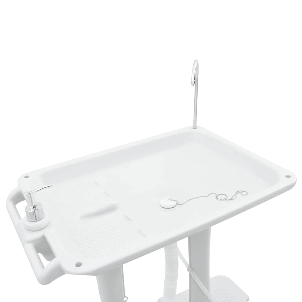 Camping Handwash Stand Grey 72 X 42 X 103 Cm Plastic