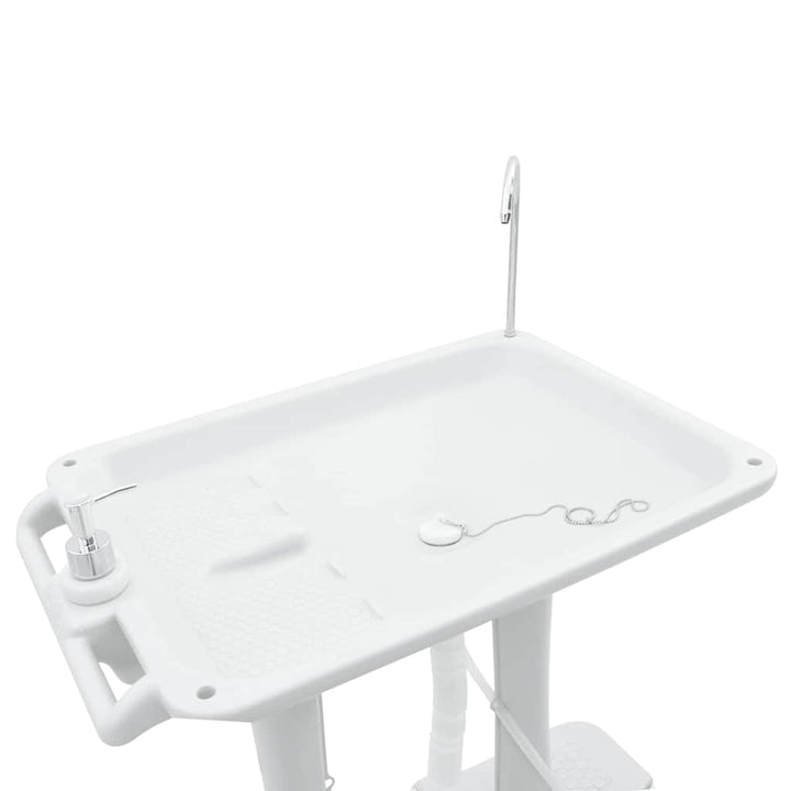 Camping Handwash Stand Grey 72 X 42 X 103 Cm Plastic