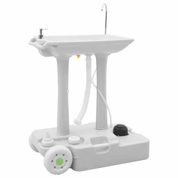 Camping Handwash Stand Grey 72 X 42 X 103 Cm Plastic