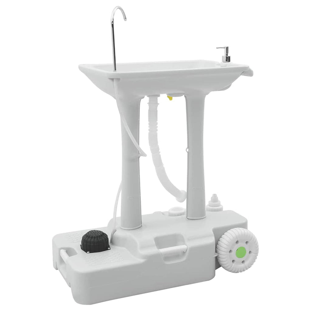 Camping Handwash Stand Grey 72 X 42 X 103 Cm Plastic