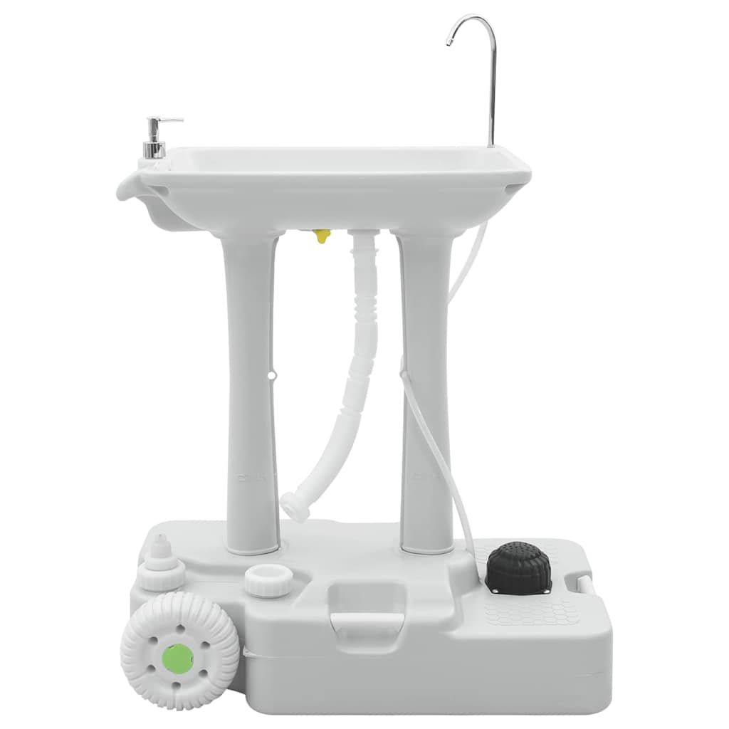 Camping Handwash Stand Grey 72 X 42 X 103 Cm Plastic