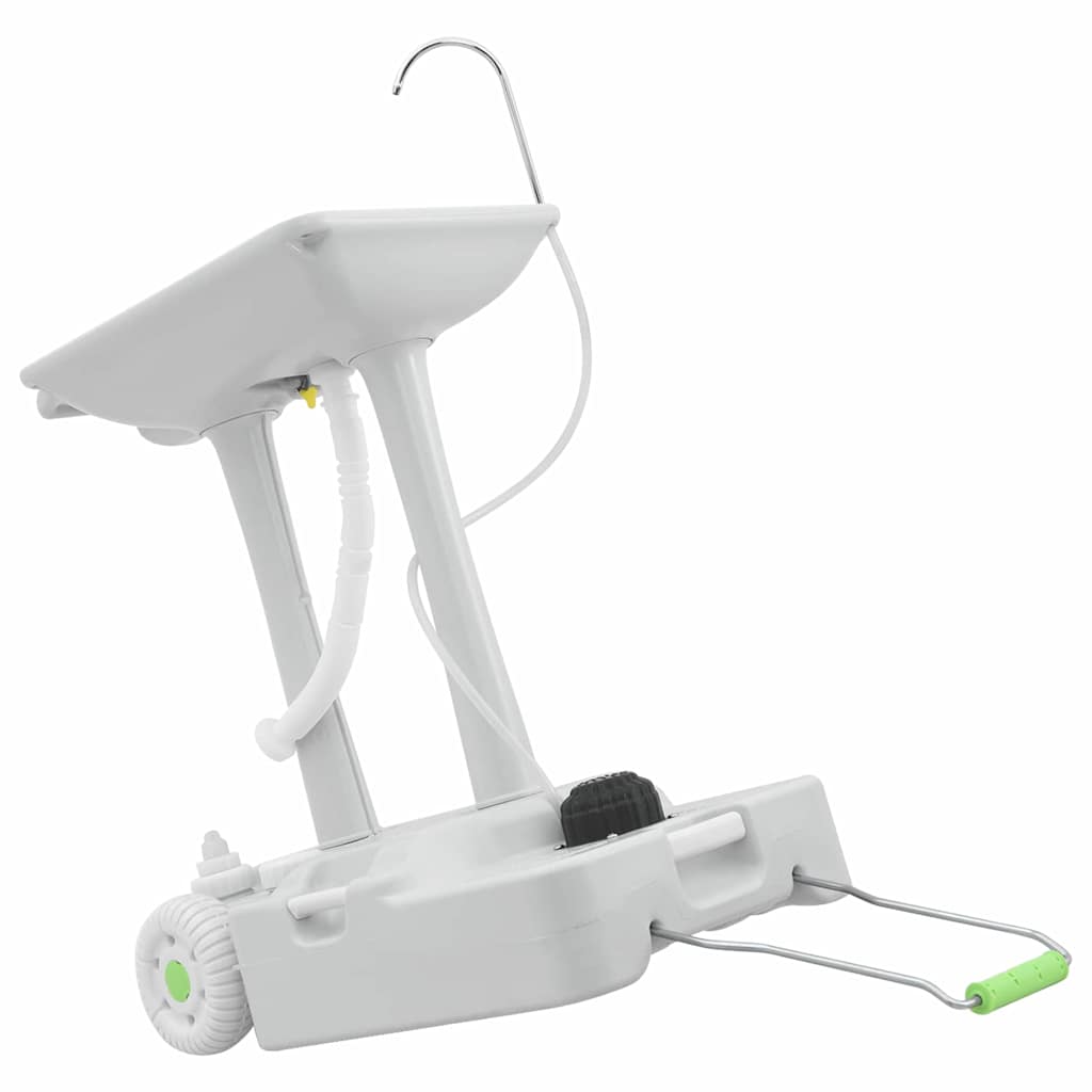 Camping Handwash Stand Grey 72 X 42 X 103 Cm Plastic