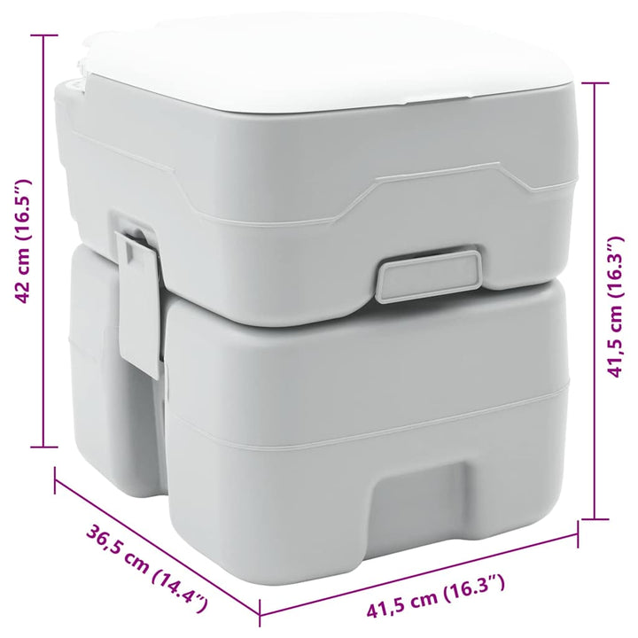 Camping Toilet 41.5 X 36.5 X 42 Cm