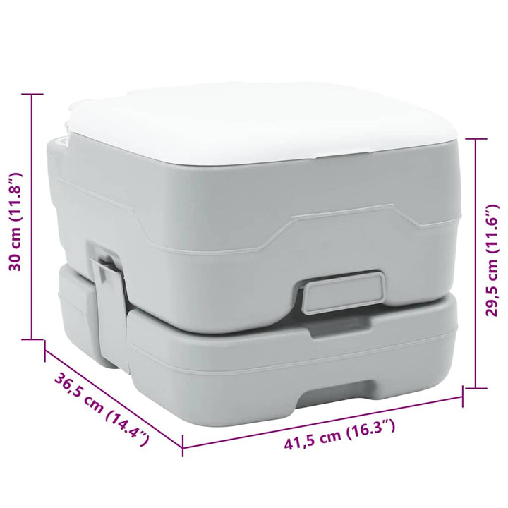 Portable Camping Toilet 41.5 X 36.5 X 30 Cm