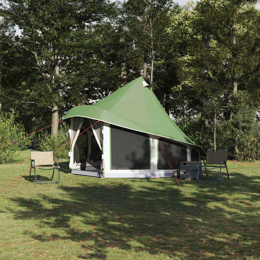 Family Tipi Tent Folding With Roof 404 X 370 X 270 Cm