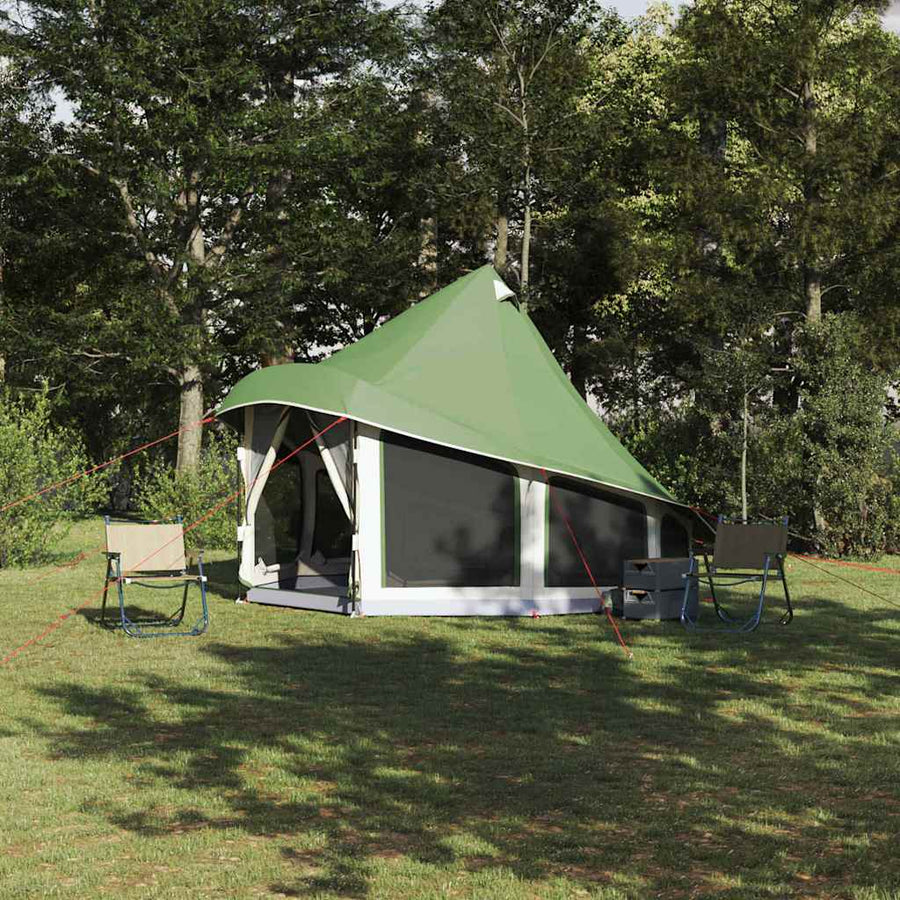 Family Tipi Tent Folding With Roof 404 X 370 X 270 Cm