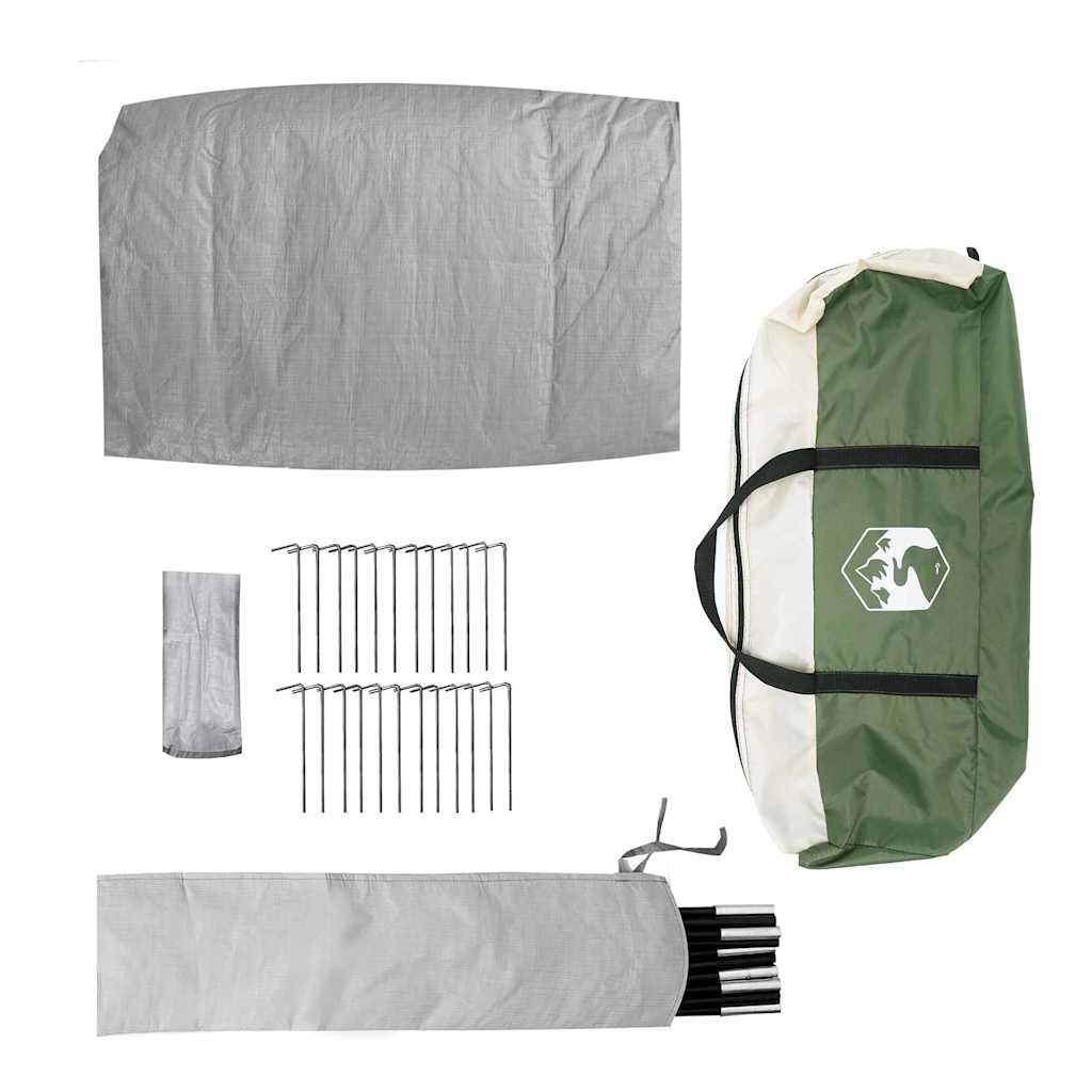 Family Tipi Tent Folding And Brown 358 X 296 X 258 Cm