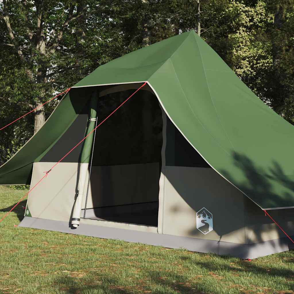 Family Tipi Tent Folding With Roof 364 X 281 X 257 Cm