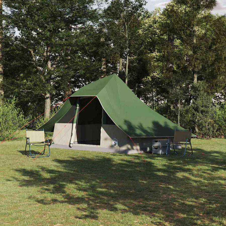 Family Tipi Tent Folding With Roof 364 X 281 X 257 Cm