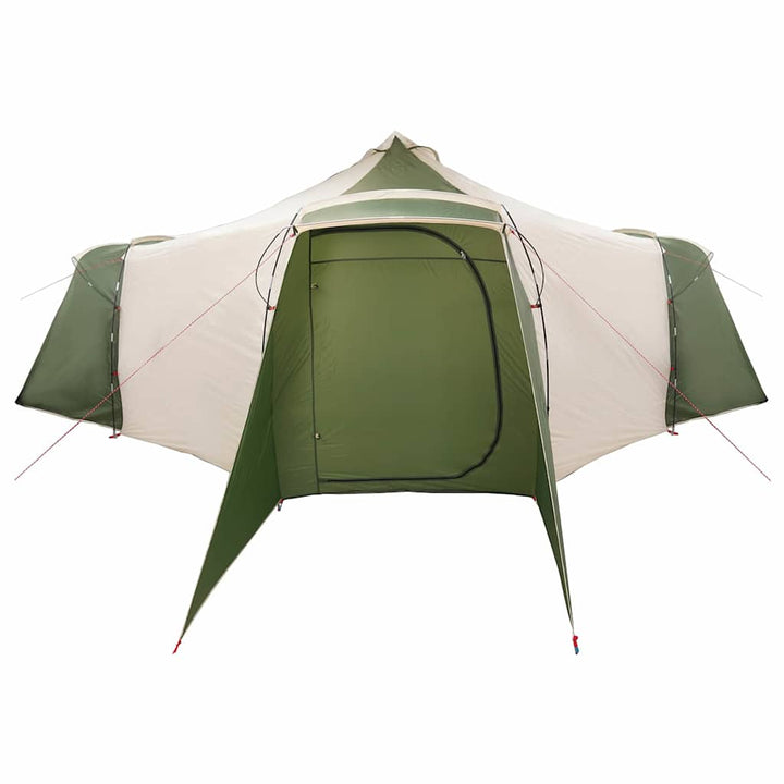 Tipi Tent With Roof And Beige 492 X 492 X 275 Cm Fabric