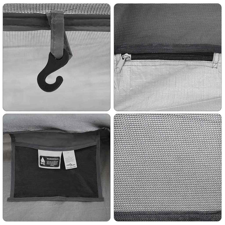 Inner Tent Black 220 X 128 X 110 Cm