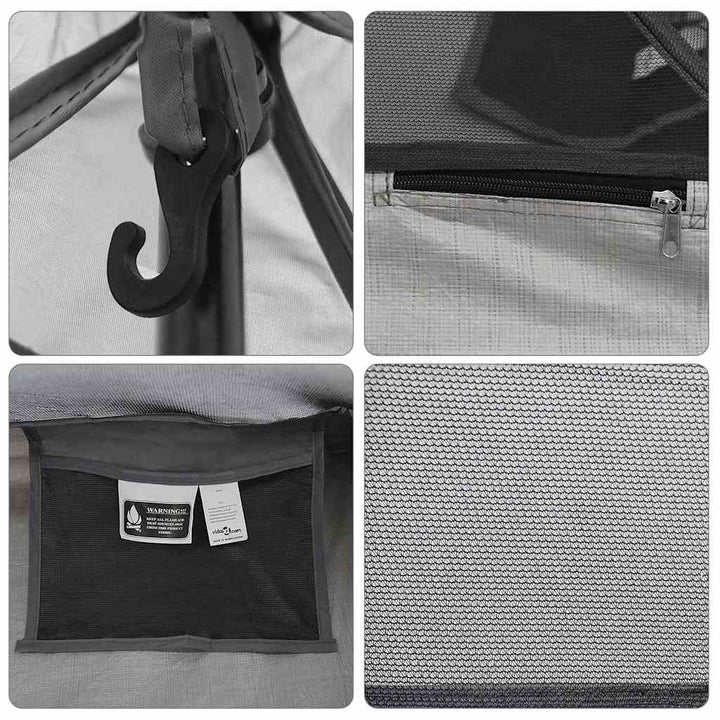Inner Tent Black 240 X 160 X 133 Cm