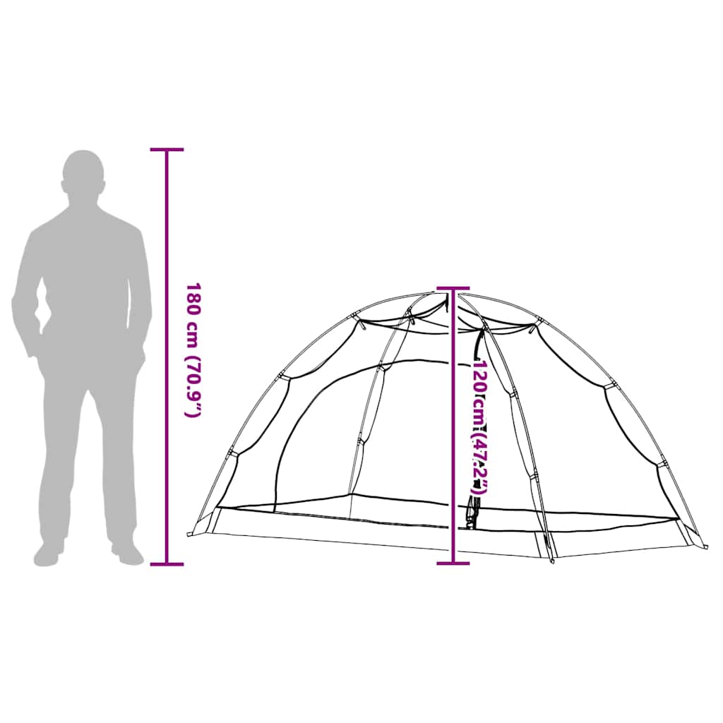 Tent With Roof Other Manual Grey And Black