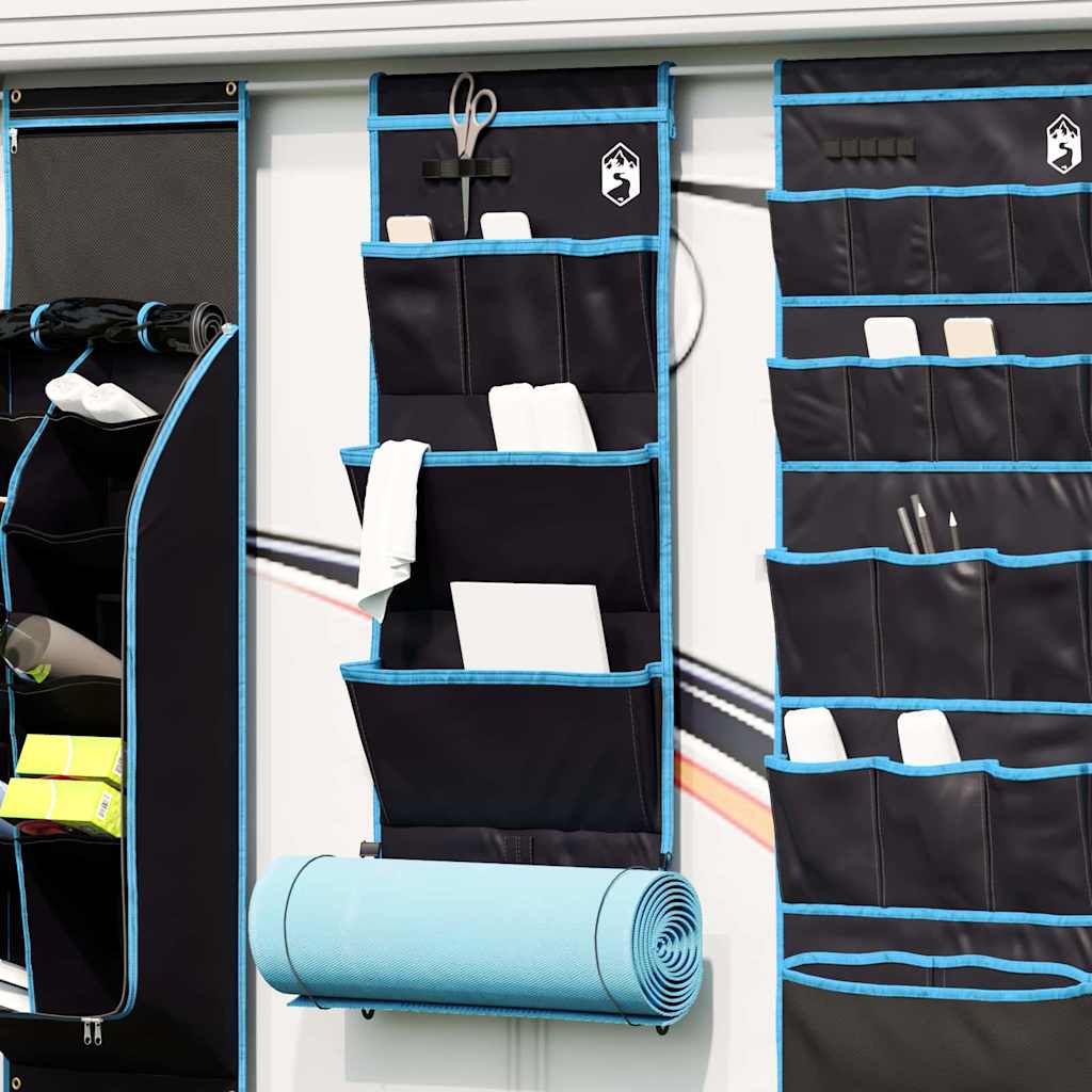 Storage Bag With Storage Black, Blue Oxford