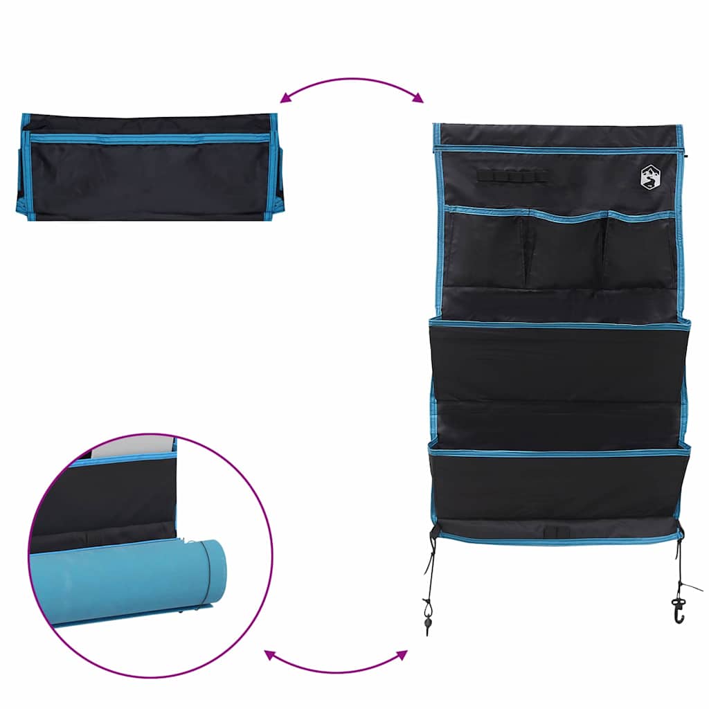 Storage Bag With Storage Black, Blue Oxford