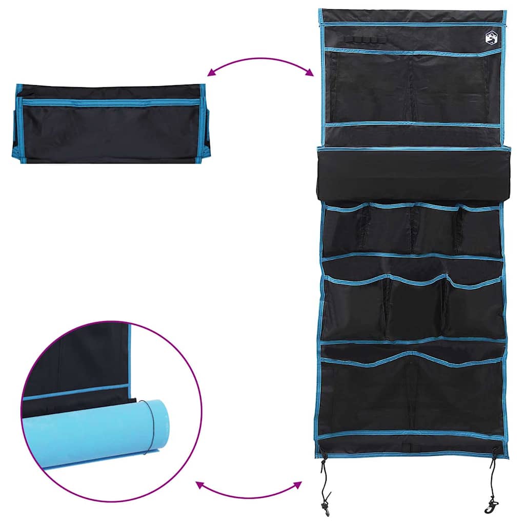 Storage Bag Black, Blue Oxford