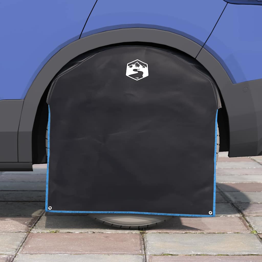 Wheel Cover Black, Blue 108 X 76 Cm Oxford