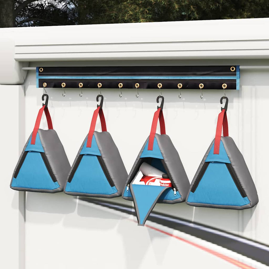 Storage Bag Grey, Blue, Red Oxford