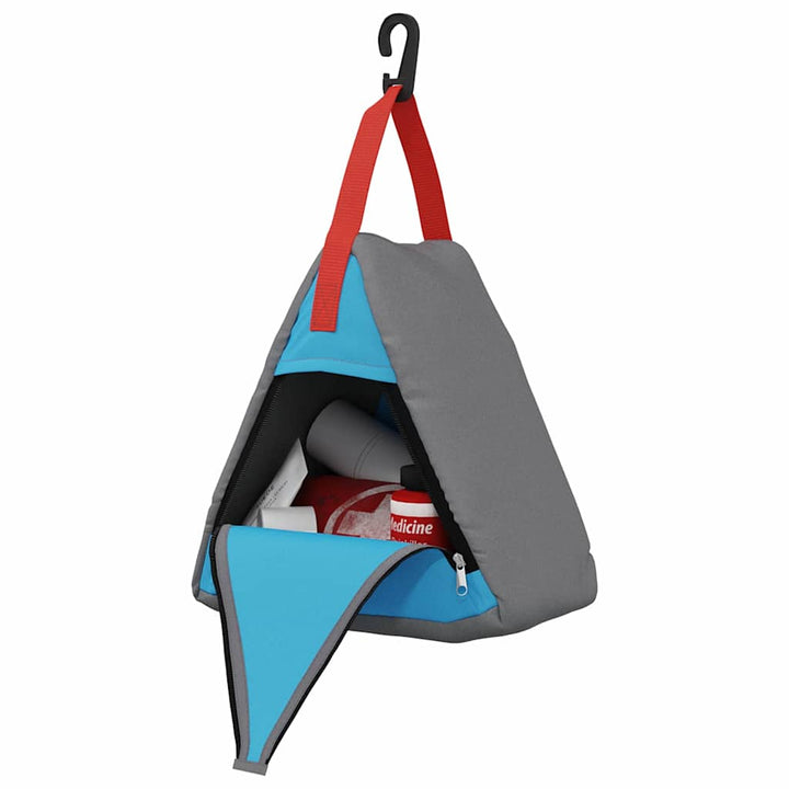 Storage Bag Grey, Blue, Red Oxford
