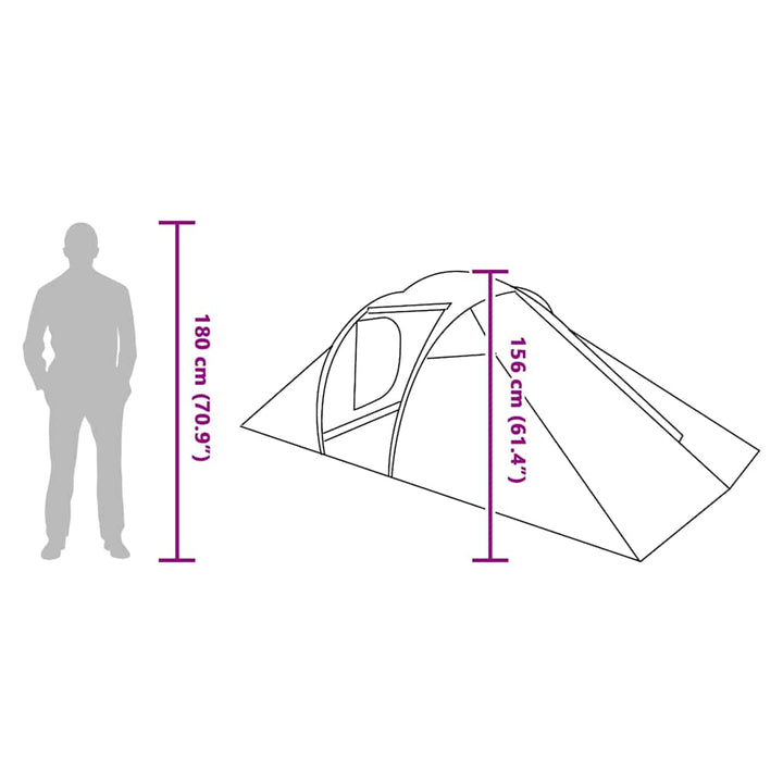 Tent With Roof Other And Black 510 X 240 X 156 Cm
