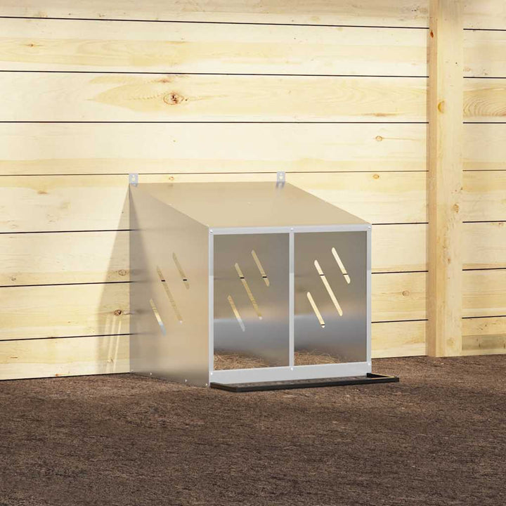Chicken Nesting Box With 2 Compartments Metal