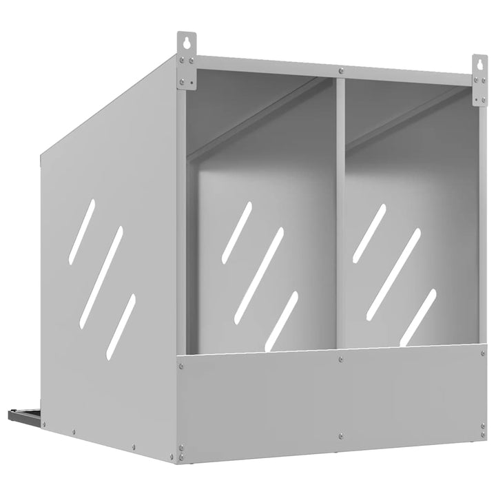 Chicken Nesting Box With 2 Compartments Metal