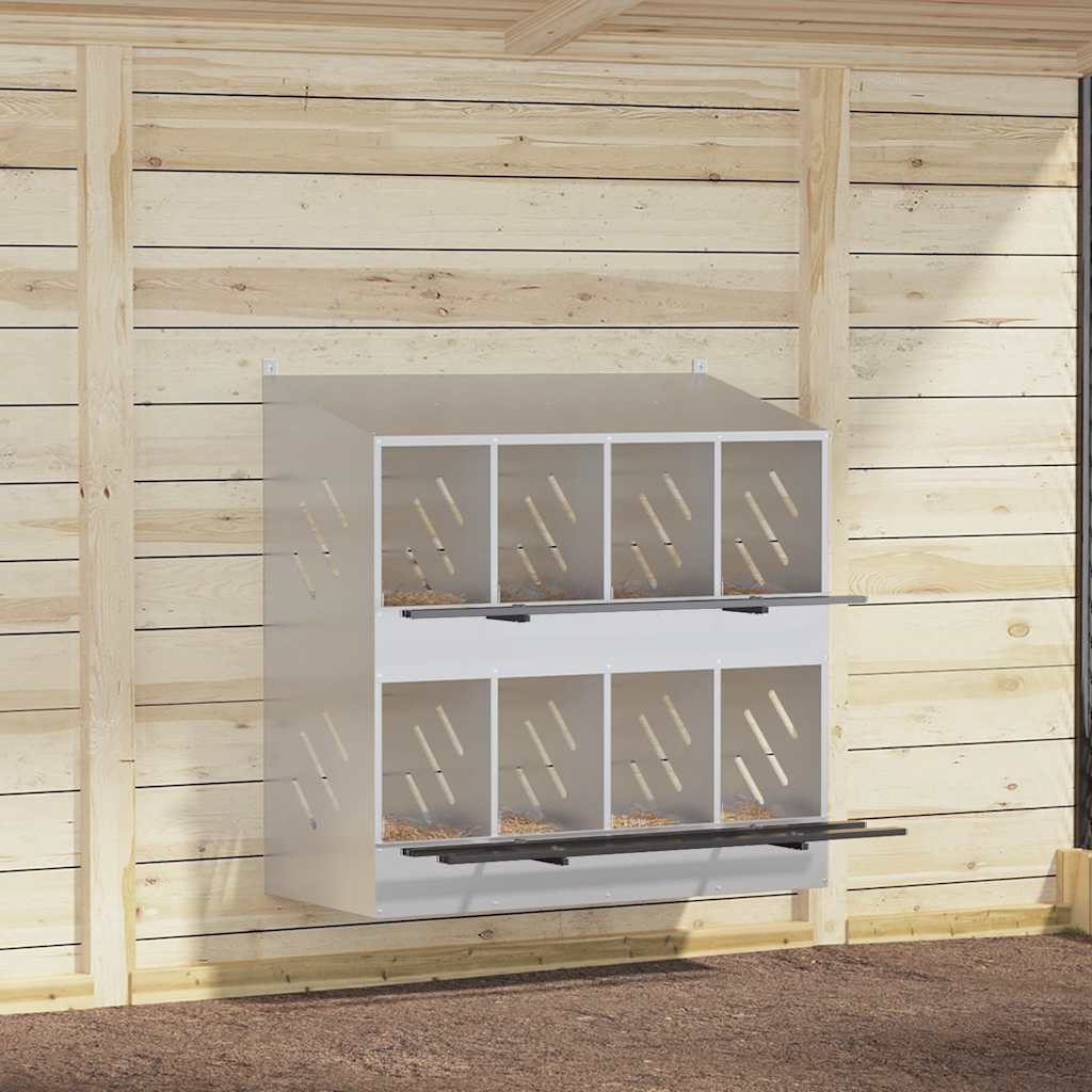 Chicken Nesting Box With 2 Compartments Metal