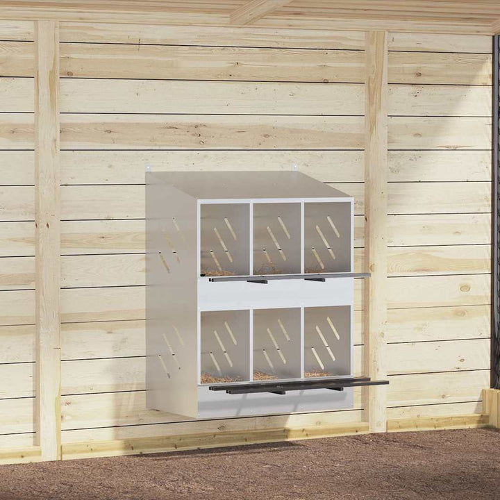 Chicken Nesting Box With 2 Compartments Metal