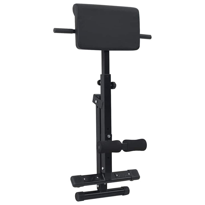 Hyperextension Bench Black 101 X 70 X 71 Cm Powder-Coated Steel