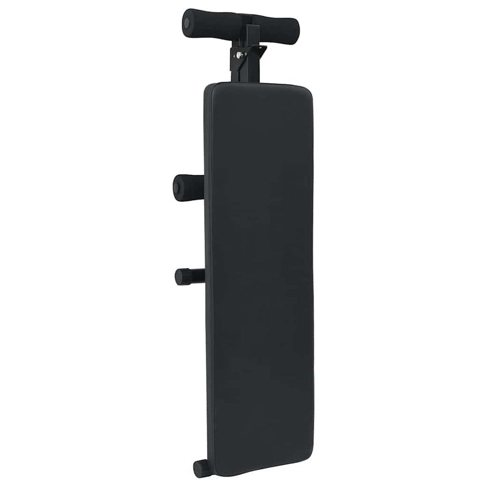 Sit Up Bench Black 124 X 33.5 X 55 Cm Powder-Coated Steel