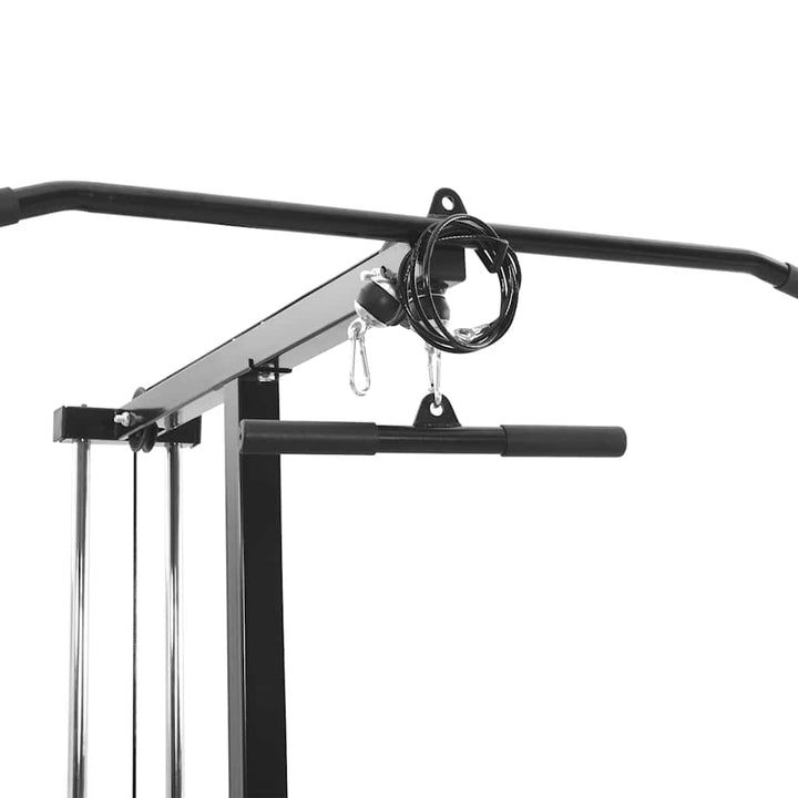 Lat Pulldown Machine Manual Black 110 X 70 X 187 Cm