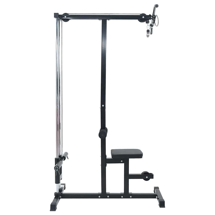 Lat Pulldown Machine Manual Black 110 X 70 X 187 Cm