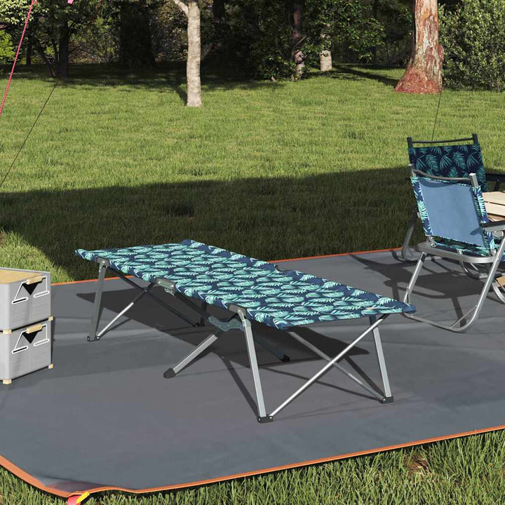 Folding Camping Bed Manual 62 X 194 X 42 Cm Oxford Fabric