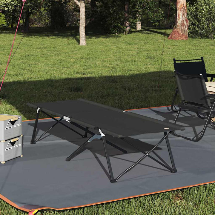 Folding Camping Bed Folding 206 X 76 X 74 Cm Oxford Fabric