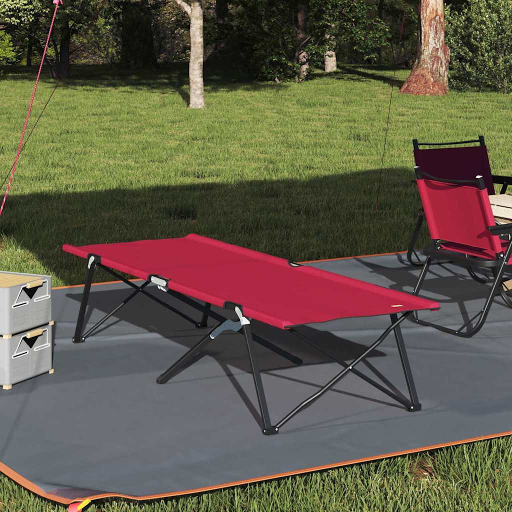 Folding Camping Bed Folding 206 X 76 X 74 Cm Oxford Fabric