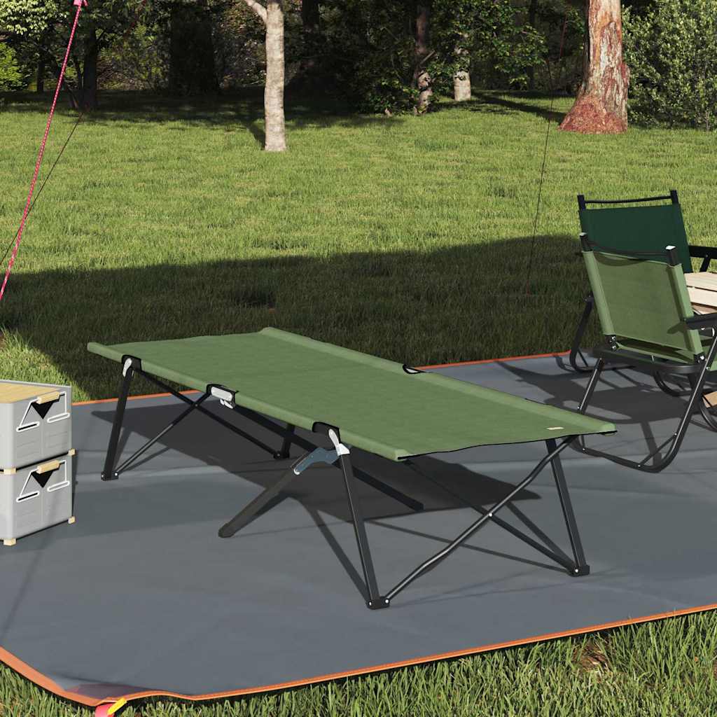 Folding Camping Bed Folding 206 X 76 X 74 Cm Oxford Fabric