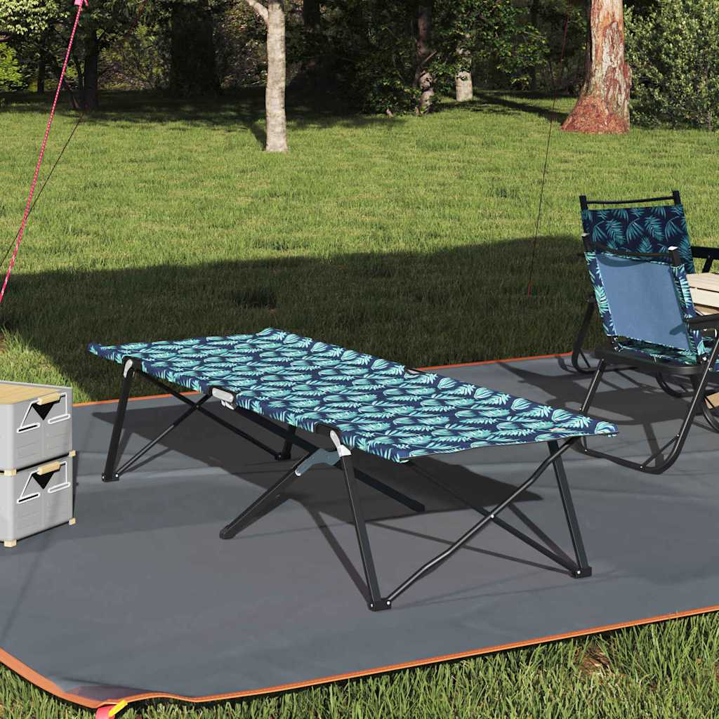 Folding Camping Bed Folding 206 X 76 X 74 Cm Oxford Fabric