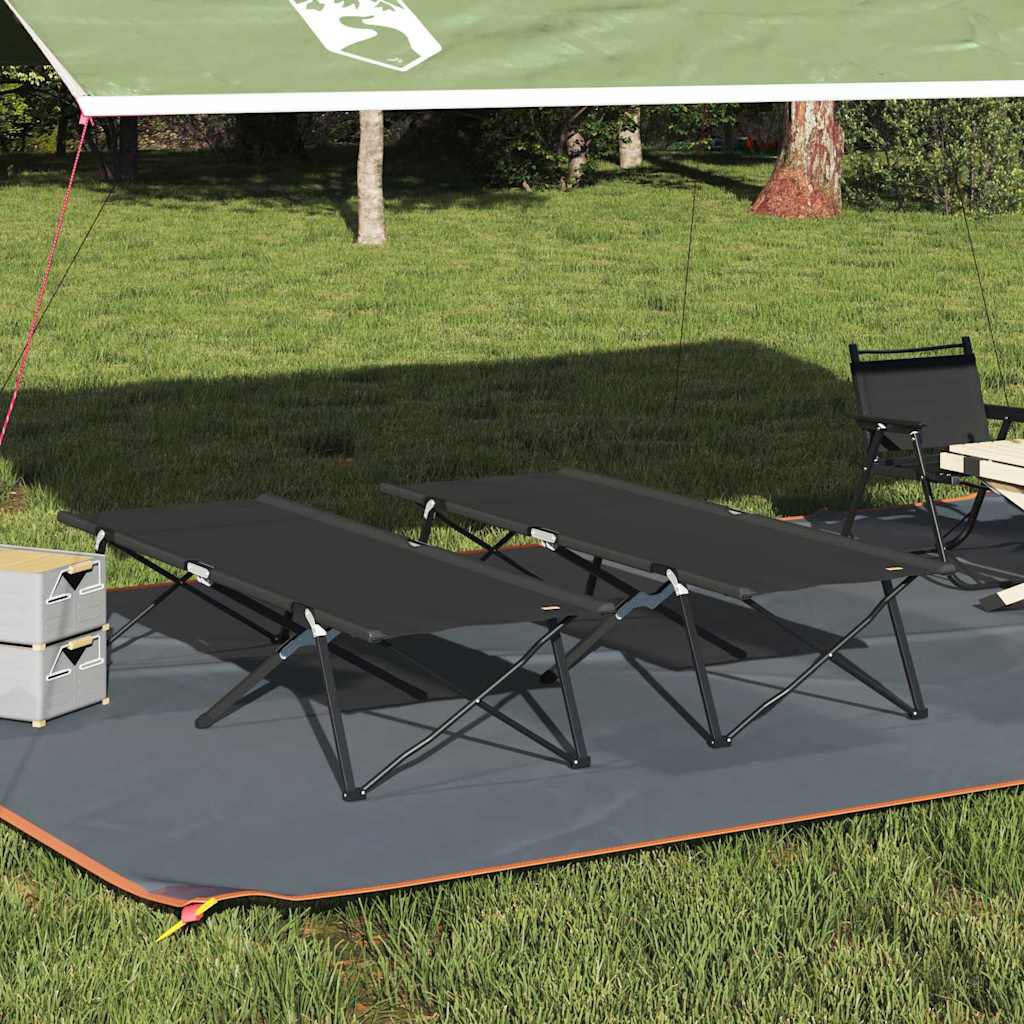 Folding Camping Bed Folding 206 X 76 X 74 Cm Oxford Fabric