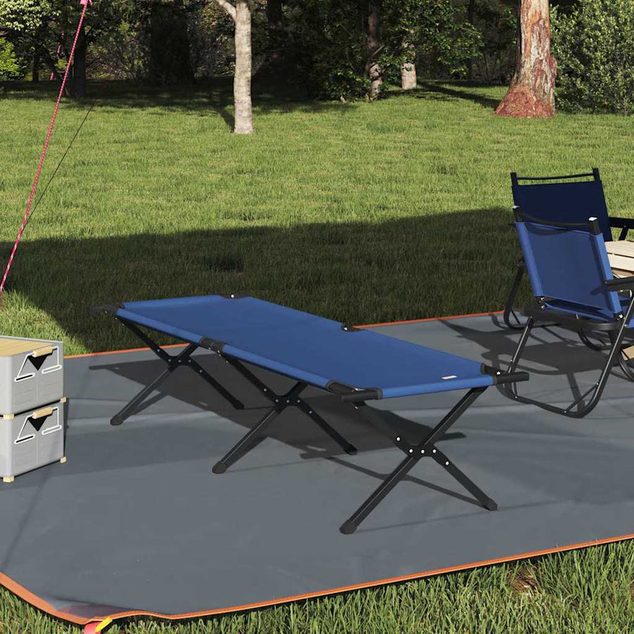 Folding Camping Bed Folding Manual Oxford Fabric