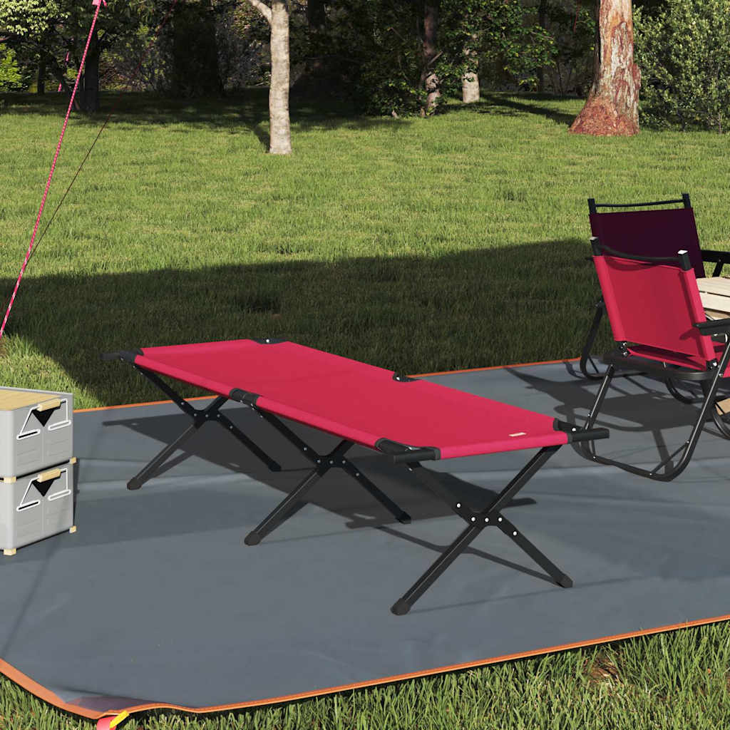 Folding Camping Bed Folding Manual Oxford Fabric