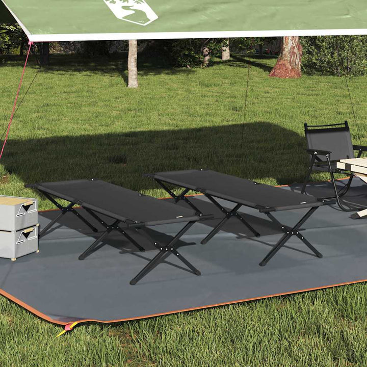 Folding Camping Bed Folding Manual Oxford Fabric