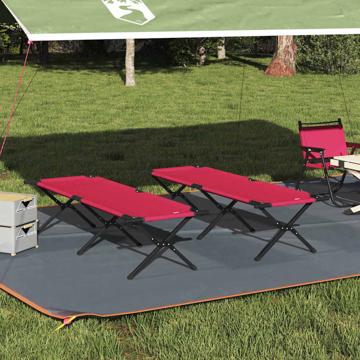 Folding Camping Bed Folding Manual Oxford Fabric
